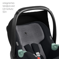 ABC Design Infant Car Seat Tulip i-Size for Newborn Babys Кош за Новородено Graphite