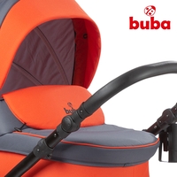  Бебешка количка 3в1 Buba Bella 713, Pewter-Orange 