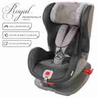 Столче за кола Avionaut Glider Royal L.01, 9-25 кг, Черно 