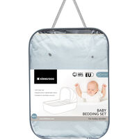 KikkaBoo Бебешки Спален Комплект за Количка 6 Части Stripy Friends