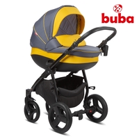  Бебешка количка 3в1 Buba Bella 716, Pewter-Yellow 