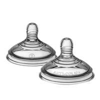Tommee Tippee БИБЕРОН ANTI-COLIC+ MEDIUM - 2 КАПКИ 3м+ (2 бр./о