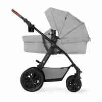 Количка KinderKraft Xmoov 2023, 3в1, Светло сива