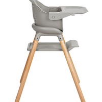 KikkaBoo Стол за Хранене 6в1 Woody Grey 2024