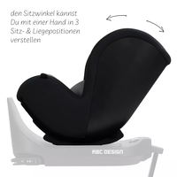 ABC Design Reboard Car Seat Lily i-Size 0 - 4 years Кош за Новородено Graphite