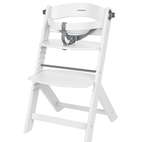 KikkaBoo Дървен Стол за Храненe Nordy White