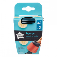 Tommee Tippee ГОЛЕМИ КОНТЕЙНЕРИ ЗА ХРАНА 4м+ (2бр./оп.)