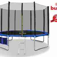Детски батут Buba 12FT (366 см) с мрежа и стълба