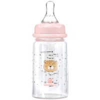 KikkaBoo Шише Стъклено 120мл Savanna Pink