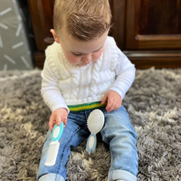PLAYGRO КОМПЛЕКТ ГРЕБЕН И ЧЕТКА ЗА КОСА GENTLE TOUCH, 0М+