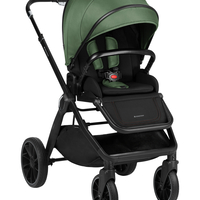 KikkaBoo Комбинирана Количка 2в1 с Кош за Новородено Tiffany Army Green 2024