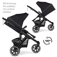 ABC Design Running Stroller Salsa 5 Run Coal Комбинирана Спортна Детска Количка
