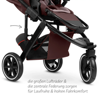 ABC Design Running Stroller Salsa 5 Run Umbra Комбинирана Спортна Детска Количка