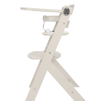 KikkaBoo Дървен Стол за Храненe Nordy Light Beige