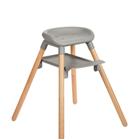 KikkaBoo Стол за Хранене 6в1 Woody Grey 2024