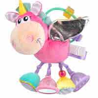 PLAYGRO ДРЪНКАЛКА КОНЧЕ ХОП ТРОП ЦВЯТ РОЗОВО 3М+