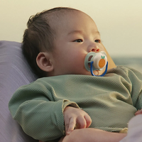 Philips AVENT SCF080/23 Комплект 2 Броя Ортодонтични Залъгалки Ultra Air 0-6м+ Декорация Плодове в кутия за Стерилизиране