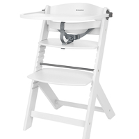 KikkaBoo Дървен Стол за Храненe Nordy White