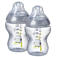 Tommee Tippee ШИШЕ ЗА ХРАНЕНЕ EASI VENT 260 ml 0м+ МОМЧЕ/БУХАЛИ (2 бр./оп.)
