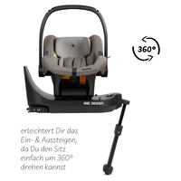 ABC Design База за Столче за Кола Isofix Base Root (rotates 360 degrees)
