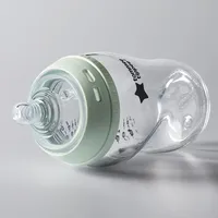 Tommee Tippee Natural Start Стъклено Шише за Хранене  250 ml с Биберон с Бавен Поток 0м+