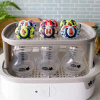 Tommee Tippee Ортодонтични Залъгалки Fun Friends 18-36M+ 2 Броя Зелена Катерица