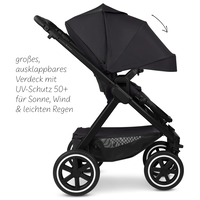 ABC Design Samba 2 Coal Комбинирана Детска Количка 2 в 1