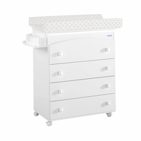 Скрин с вана за къпане и повивалник B970 white beige bears