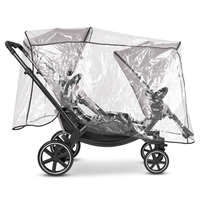 ABC Design Rain Cover for Twin Stroller Zoom Дъждобран за Детска Количка 2 в 1