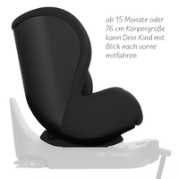 ABC Design Reboard Car Seat Lily i-Size 0 - 4 years Кош за Новородено Black