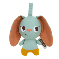 Tiny Love Текстилна кукла с дрънкалка Заек от Еко колекция Garden of Adventures на с мека връзка за закачане на количка 0м+