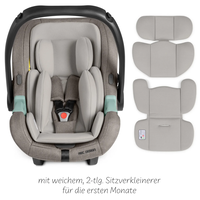 ABC Design Infant Car Seat Tulip i-Size for Newborn Babys Кош за Новородено Nature
