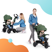  Триколка Kinderkraft SPINSTEP, зелена 