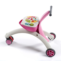 Tiny Love 5 в 1 Walk Behind and Ride On Триколка за Бутане и Яздене Розова 6-36м