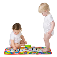 PLAYGRO МУЗИКАЛНО ПИАНО-ПЪТЕКА 3-В-1 СЪС ЗВУЦИ ОТ ДЖУНГЛАТА 6М+