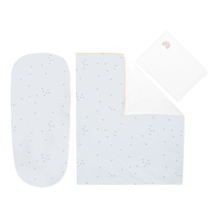 KikkaBoo Бебешки Спален Комплект за Количка 6 Части Stripy Friends