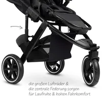 ABC Design Running Stroller Salsa 5 Run Coal Комбинирана Спортна Детска Количка