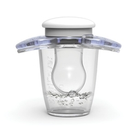  Анатомични биберони Nuvita 7060 AIR55 ORT, 2 броя, 0+, Розови 