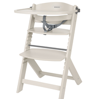 KikkaBoo Дървен Стол за Храненe Nordy Light Beige