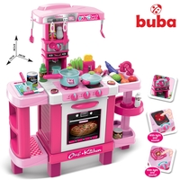  Детска кухня с реакция при докосване Buba 008-938, Розова 