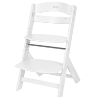 KikkaBoo Дървен Стол за Храненe Nordy White