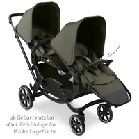 ABC Design Double Stroller Zoom 2 Avocado Комбинирана Детска Количка за Близнаци
