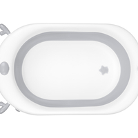 KikkaBoo Вана Сгъваема Foldy Grey