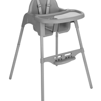 KikkaBoo Стол за Хранене 2в1 Jammy Grey