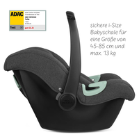 ABC Design Infant Car Seat Tulip i-Size for Newborn Babys Кош за Новородено Bubble