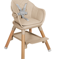 KikkaBoo Стол за Хранене 6в1 Woody Beige 2024