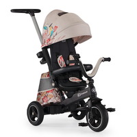  Триколка KinderKraft EASYTWIST, Бежова/птици 