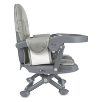 KikkaBoo Седалка за Хранене Повдигаща Pappo Grey 2025