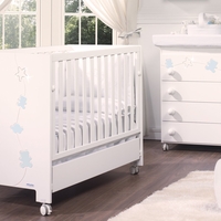 Скрин с вана за къпане и повивалник B970 white beige bears