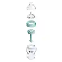 Tommee Tippee Advanced Anti-Colic+ 260 мл Комплект от 2 броя Самостерилизиращи се Бебешки Шишета за Хранене и Система за Намаляване на Коликите
